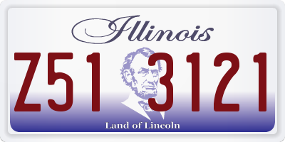IL license plate Z513121