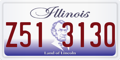 IL license plate Z513130