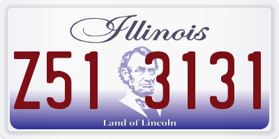 IL license plate Z513131