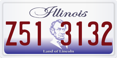 IL license plate Z513132