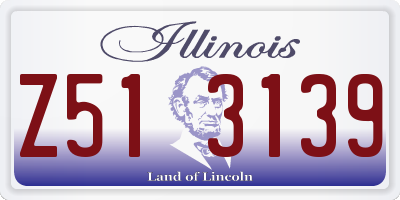 IL license plate Z513139