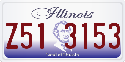 IL license plate Z513153