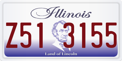 IL license plate Z513155