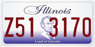 IL license plate Z513170