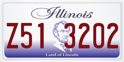 IL license plate Z513202