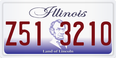 IL license plate Z513210