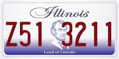 IL license plate Z513211