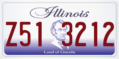 IL license plate Z513212