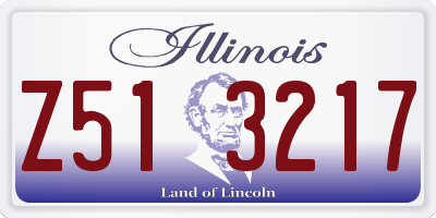 IL license plate Z513217