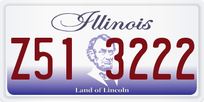 IL license plate Z513222