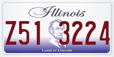 IL license plate Z513224