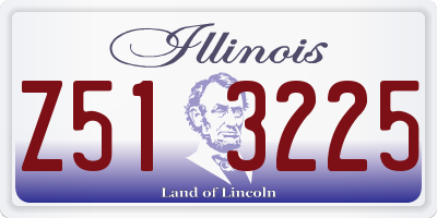 IL license plate Z513225