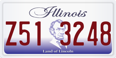IL license plate Z513248