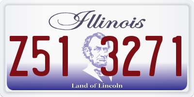 IL license plate Z513271