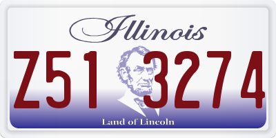 IL license plate Z513274
