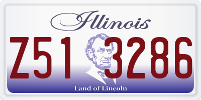 IL license plate Z513286