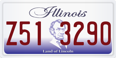 IL license plate Z513290