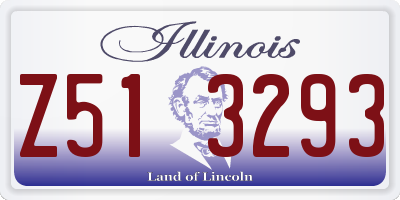 IL license plate Z513293