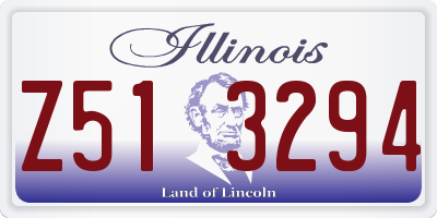 IL license plate Z513294