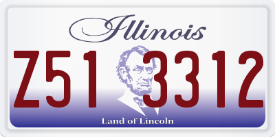 IL license plate Z513312
