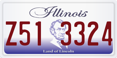 IL license plate Z513324
