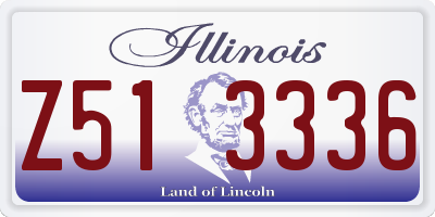 IL license plate Z513336