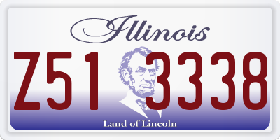 IL license plate Z513338