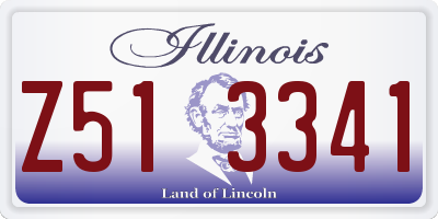 IL license plate Z513341