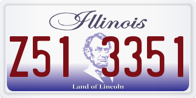IL license plate Z513351