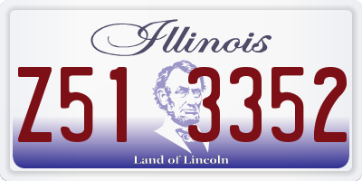 IL license plate Z513352