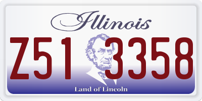 IL license plate Z513358