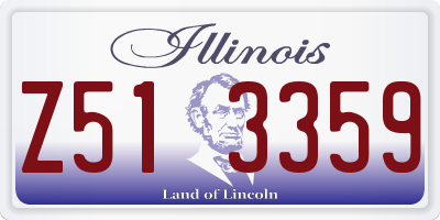 IL license plate Z513359