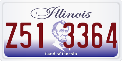 IL license plate Z513364