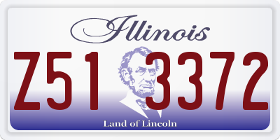 IL license plate Z513372