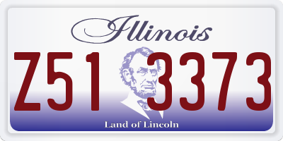 IL license plate Z513373