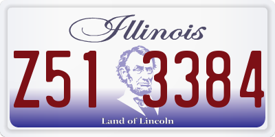 IL license plate Z513384