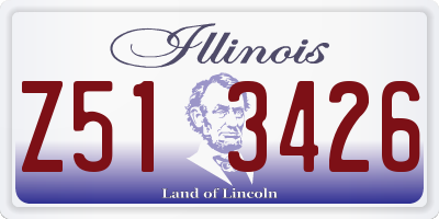 IL license plate Z513426