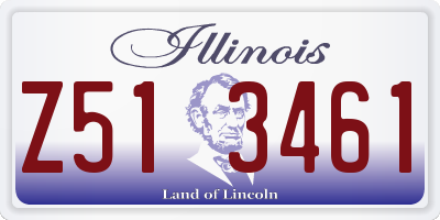 IL license plate Z513461