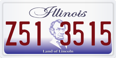 IL license plate Z513515