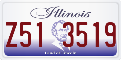 IL license plate Z513519