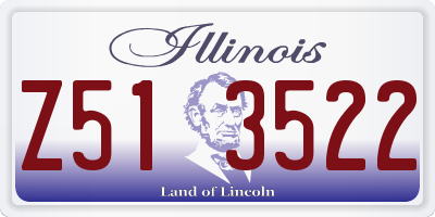 IL license plate Z513522
