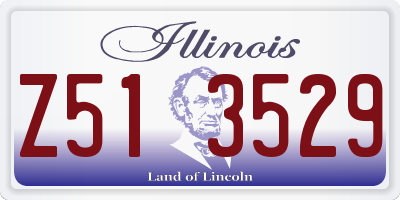 IL license plate Z513529