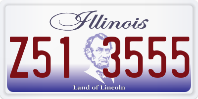IL license plate Z513555