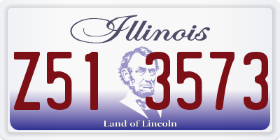 IL license plate Z513573