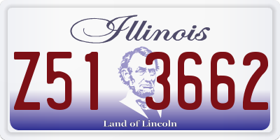 IL license plate Z513662