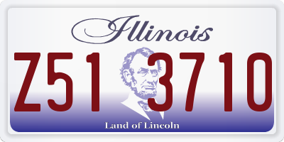 IL license plate Z513710