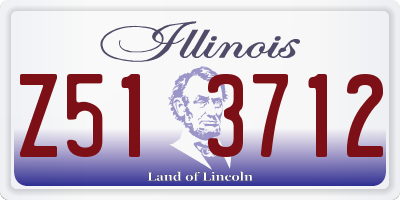 IL license plate Z513712