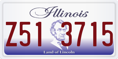 IL license plate Z513715
