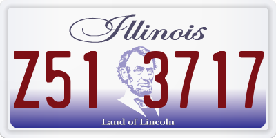 IL license plate Z513717
