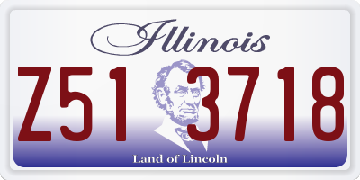 IL license plate Z513718